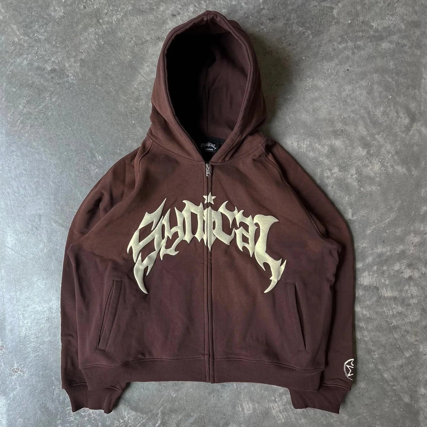 Y2K-sudaderas con capucha Unisex para mujer, Sudadera con capucha Harajuku con cremallera, chaquetas góticas de Hip Hop de gran tamaño, ropa de calle, Otoño e Invierno