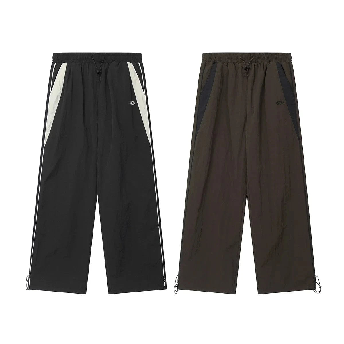 Pantalones informales para correr para mujer, ropa de calle a la moda, pantalones deportivos de pierna ancha de gran tamaño, pantalones de chándal Hip Hop Y2k, pantalones holgados de cintura alta