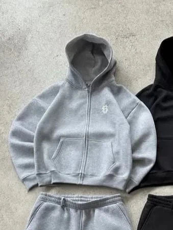 Ropa Y2K para hombre, sudaderas con capucha Harajuku, ropa de calle, pantalones de chándal góticos, conjunto de tendencias de moda, ropa deportiva de gran tamaño con patrón Retro bordado