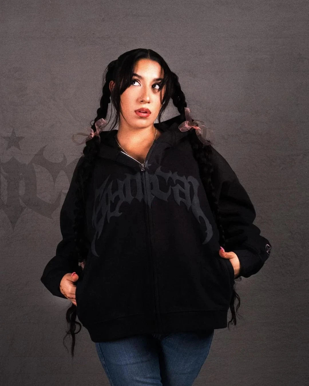 Y2K-sudaderas con capucha Unisex para mujer, Sudadera con capucha Harajuku con cremallera, chaquetas góticas de Hip Hop de gran tamaño, ropa de calle, Otoño e Invierno