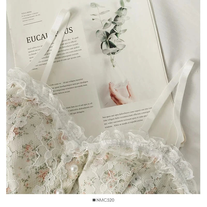Camisola Floral Sexy de encaje, parte de atrás bonita, envuelta, Color sólido, informal, sin mangas, dulce, 1 ud.