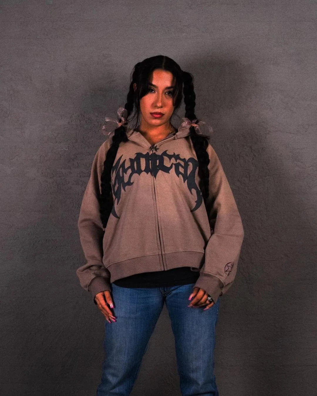 Y2K-sudaderas con capucha Unisex para mujer, Sudadera con capucha Harajuku con cremallera, chaquetas góticas de Hip Hop de gran tamaño, ropa de calle, Otoño e Invierno