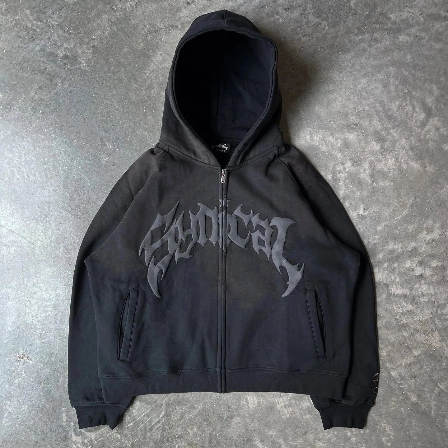 Y2K-sudaderas con capucha Unisex para mujer, Sudadera con capucha Harajuku con cremallera, chaquetas góticas de Hip Hop de gran tamaño, ropa de calle, Otoño e Invierno